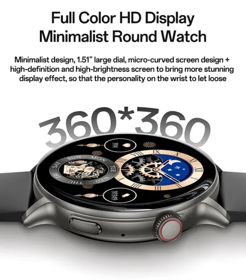 Montre Connectée Yesido IO28 HD Boîtier Alliage de Zinc, Appels Bluetooth & Double Bracelet Inclus