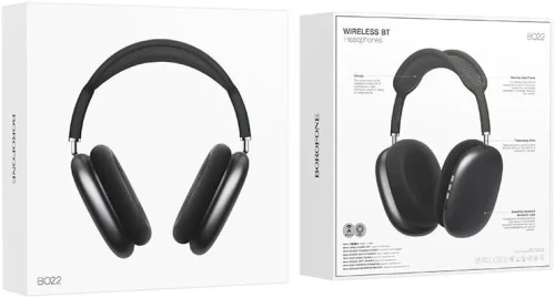 casque sans fil Bluetooth Borofone BO22 noir/silver/bleu