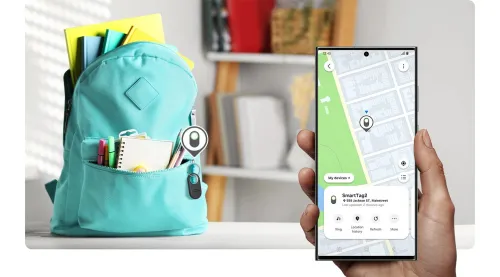 traceur d'objets connecte conçu pour retrouver clés, sac, bagages Galaxy SmartTag2