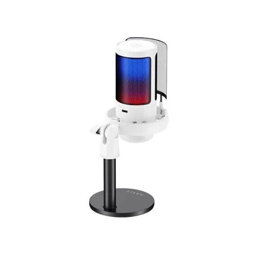 Havit Gamenote GK50 : Le Micro USB-C Haute Fidélité (192kHz/24bit) avec Support Anti-Vibration et Pop Filter