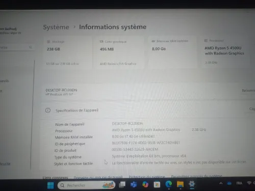 Rak 7eb pc affaire ? Hp en très Bon état 