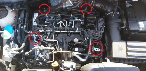Cache Moteur - 1.6 + 2.0 Tdi - فولكس فاجن - سكودا - سيات - اودي -