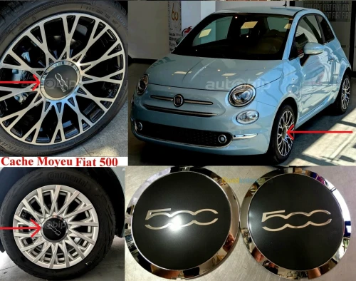 Cache Moyeu Jante Fiat 500