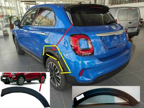 Elargisseur D'Aile Avant + Arrière - Fiat 500 X