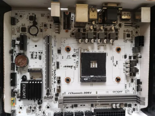 Enigma b450m motherboard for desktop computer