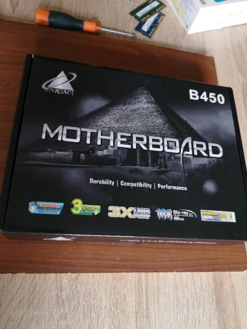 Enigma b450m motherboard for desktop computer