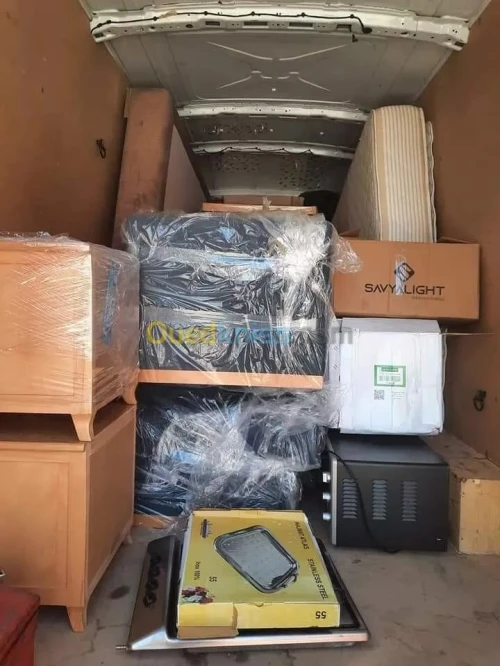 نقل والترحيل الاثاث في كل الاتجاهات  TRANSPORT DÉMÉNAGEMENT//