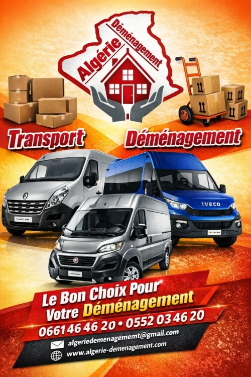 DÉMÉNAGEMENT TRANSPORT(24H24 -7/7j)>>