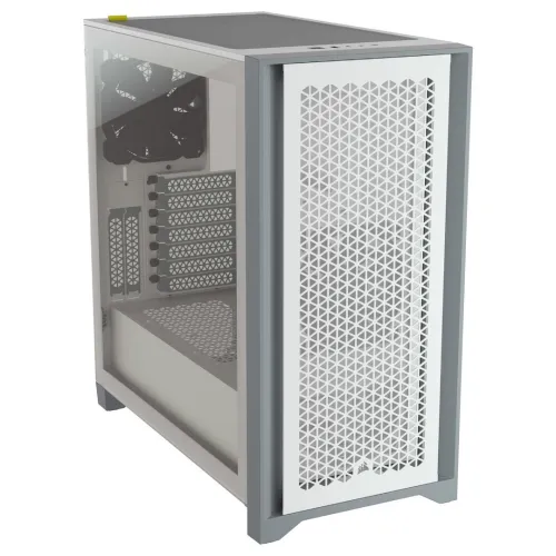 BOITIER CORSAIR 4000D AIRFLOW TEMPERED GLASS WHITE