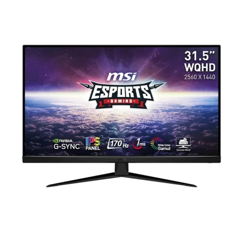 ECRAN MSI G321Q 31.5" 1MS - 170HZ -G-SYNC - WQHD 2K - IPS