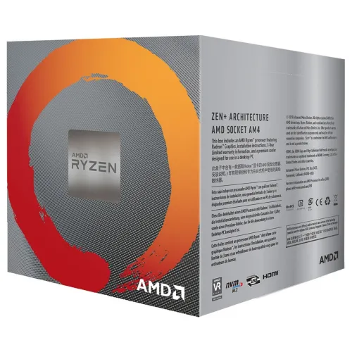 PROCESSEUR AMD RYZEN 5 3400G (3.7 GHz / 4.2 GHz)
