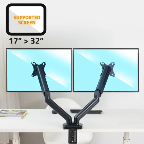 SUPPORT DOUBLE ECRAN VORTEX VRX63-C024GL RGB