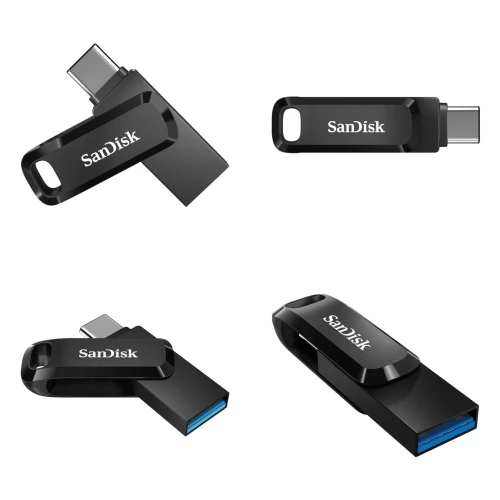 FLASH DISQUE OTG TYPE C SANDISK 128GO ULTRA DUAL DRIVE GO USB 3.1
