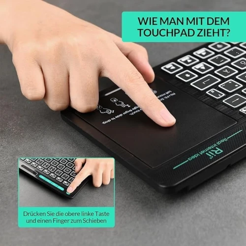 CLAVIER PAVE TACTILE SANS FIL RII RT518
