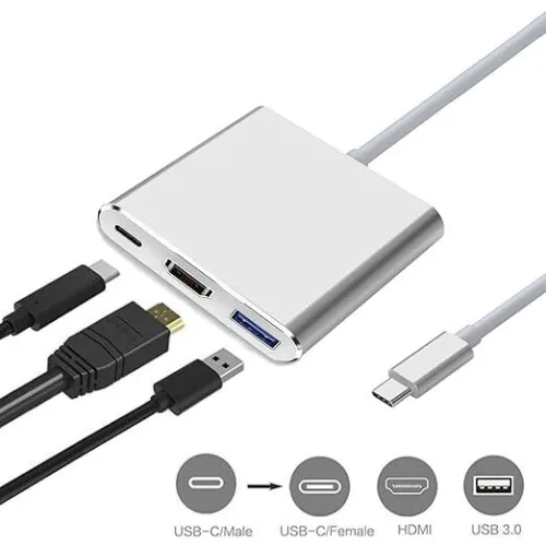 ADAPTATEUR TYPE C TO HDMI TO USB3.0