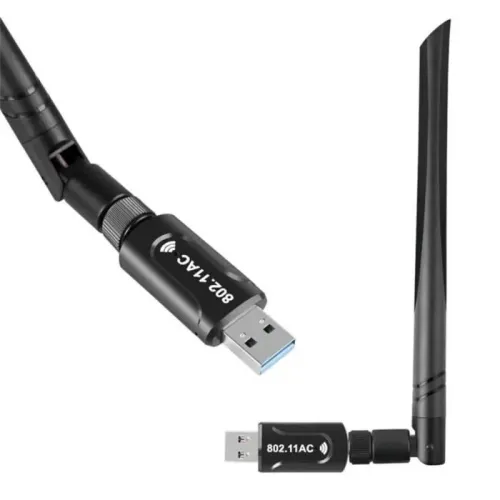CARTE WIFI USB AC1200 5DBI DUAL BAND WIFI 5