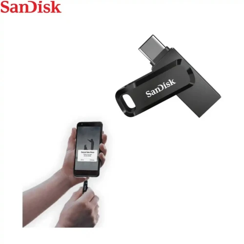 FLASH DISQUE SANDISK 64GO USB TYPE C ULTRA DUAL DRIVE GO