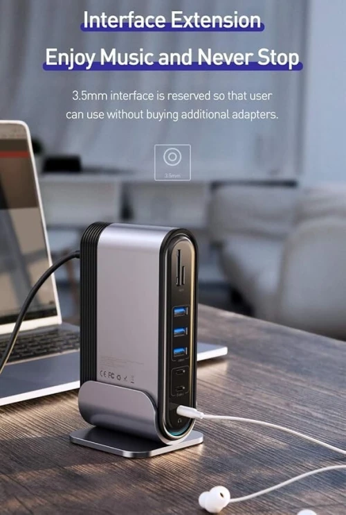 BASEUS 17 in 1 3 MONITORS DOCKING STATION
