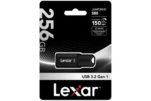FLASH DISQUE LEXAR JUMPDRIVE S80 256GO USB3.2 150MB/s