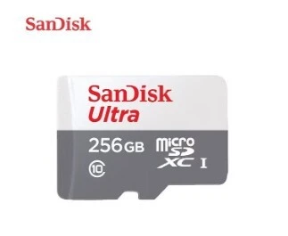 CARTE MEMOIRE SANDISK 256GO ULTRA MICRO SD CLASS10 100MBS
