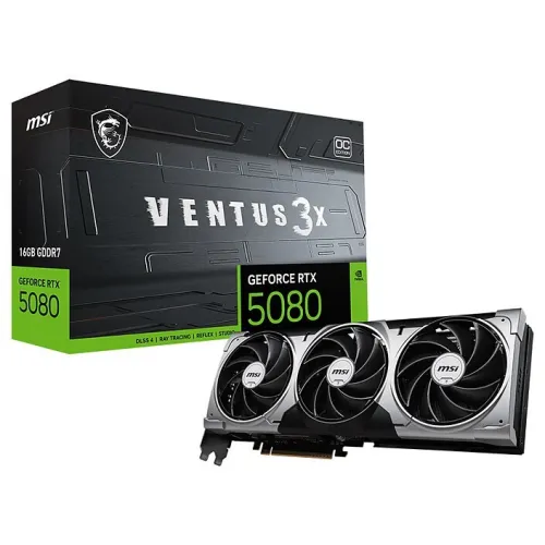 CARTE GRAPHIQUE MSI RTX 5080 VENTUS 3X OC 16GO