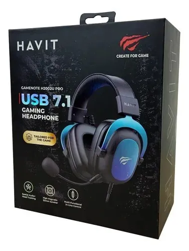 CASQUE HAVIT GAMENOTE H2002U PRO USB 7.1 GAMING