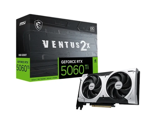 CARTE GRAPHIQUE MSI RTX 5060 TI VENTUS X2 OC PLUS 8GO