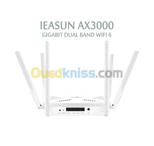 ROUTER WIFI IEASUN AX3000 DUAL BAND WIFI 6