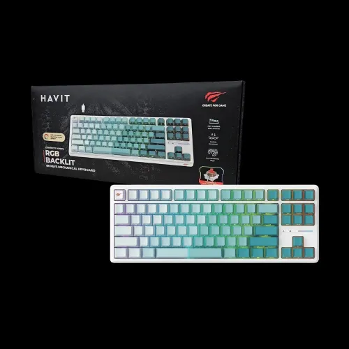 CLAVIER HAVIT GAMENOTE KB901L MECANIQUE RED SWITCH