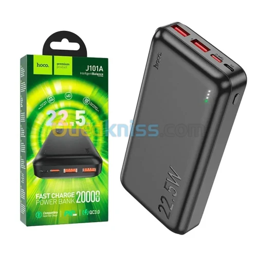 POWER BANK HOCO J101A 20000MAH FAST CHARGE