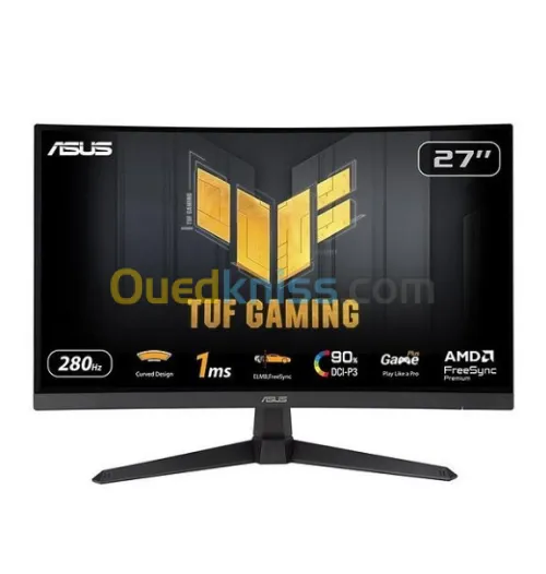ECRAN ASUS TUF GAMING VG27VQM1B - FULL HD - 1MS - 280HZ - CURVED - 27"