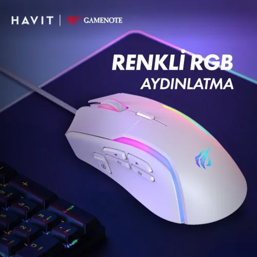 SOURIS HAVIT GAMENOTE MS1033 PROGRAMMABLE