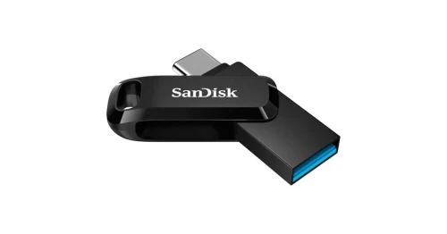 FLASH DISQUE SANDISK 64GO USB TYPE C ULTRA DUAL DRIVE GO