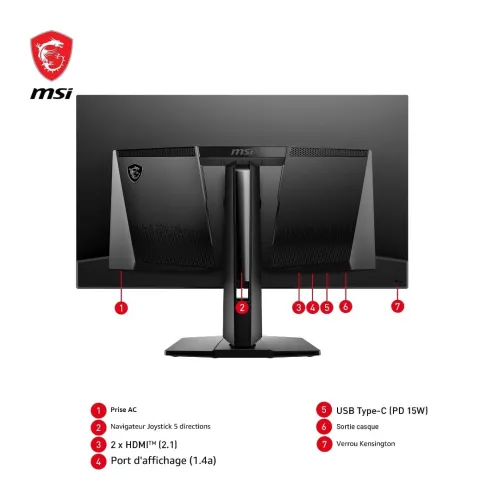 MSI MAG 321UPX - QD-OLED - 0.03MS - 240HZ - 4K - 32"