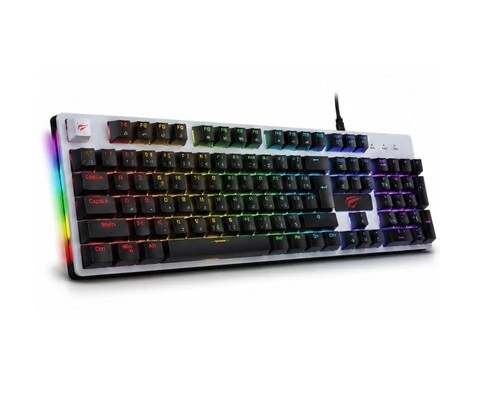 CLAVIER HAVIT GAMENOTE KB12L PRO RGB BLEU SWITCH