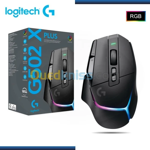 SOURIS LOGITECH G502X PLUS SANS FIL 25000 DPI RGB