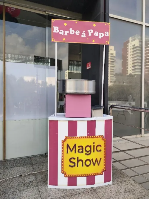 location Barbe a papa et pop corne Animation clown 