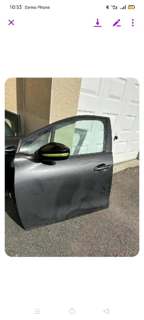 Porte avant et arrière  208