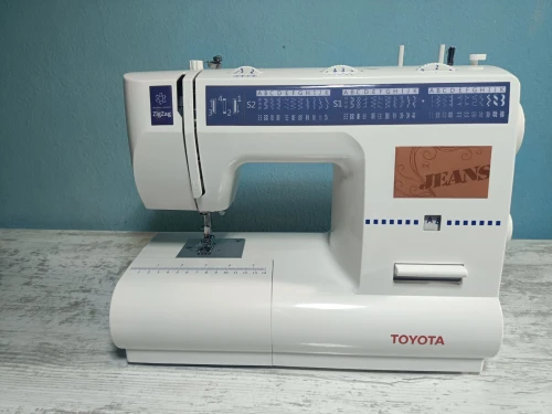 Toyota zigzag electric control 2268 ماكينة خياطة for jeans
