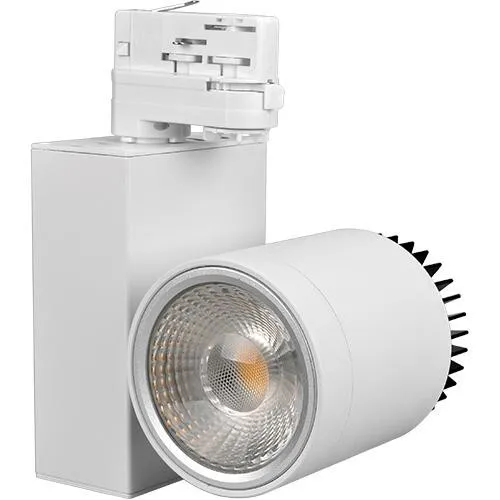 Projecteur led sur rail triphasé ( éclairage commercial )