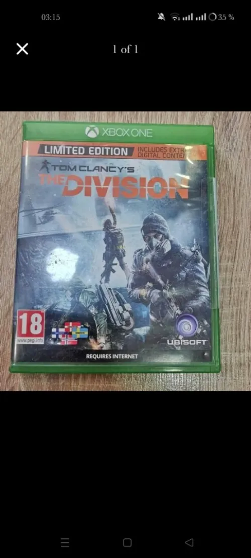 THE DEVISION XBOX ONE 