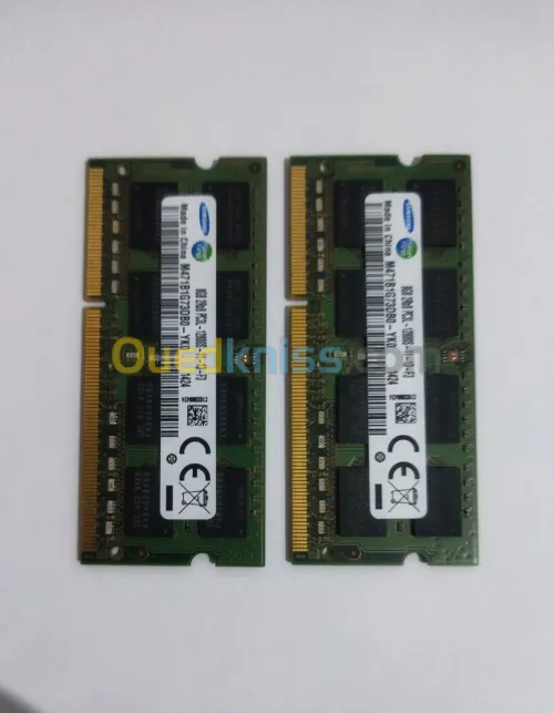 RAM  Samsung 8Go x 2 DDR3L 1600MHz SODIMM pour PC Portable