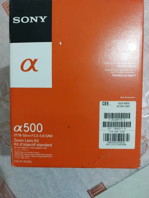 Sony cx t00 caméra 
