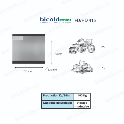 série FD , machine a glaçon , pondeuse à glaçon , آلة صنع الثلج