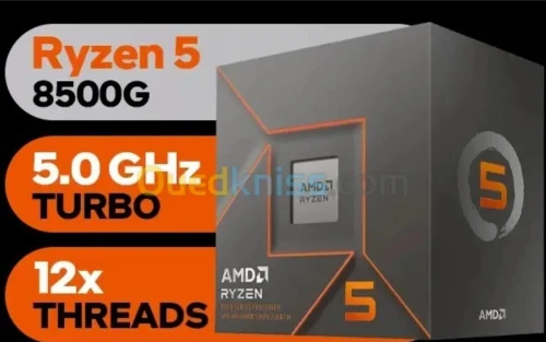 AMD RYZEN 5 8500G boost 5GHz cooler inclus AMD wraith
