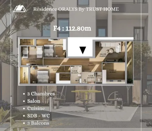 Vente Appartement F2 F3 F4 Oran Oran