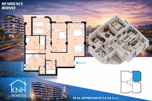 Vente Appartement F3 Alger Ain taya