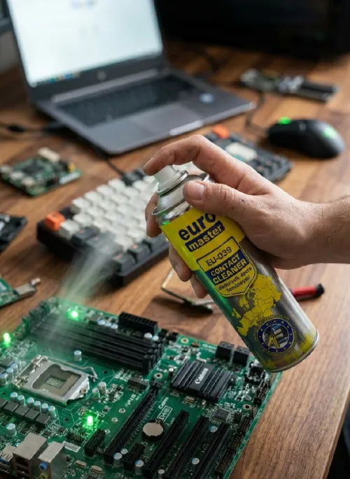 Euro Master EU-039 Contact Cleaner | مزيل صدأ إلكترونيك | منظف دوائر إلكترونية