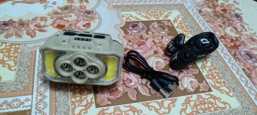 Lampe frontale portable rechargeable USB