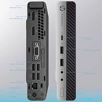 Unité Hp prodesk 400 g3 mini i5 7em 8gb ssd 256